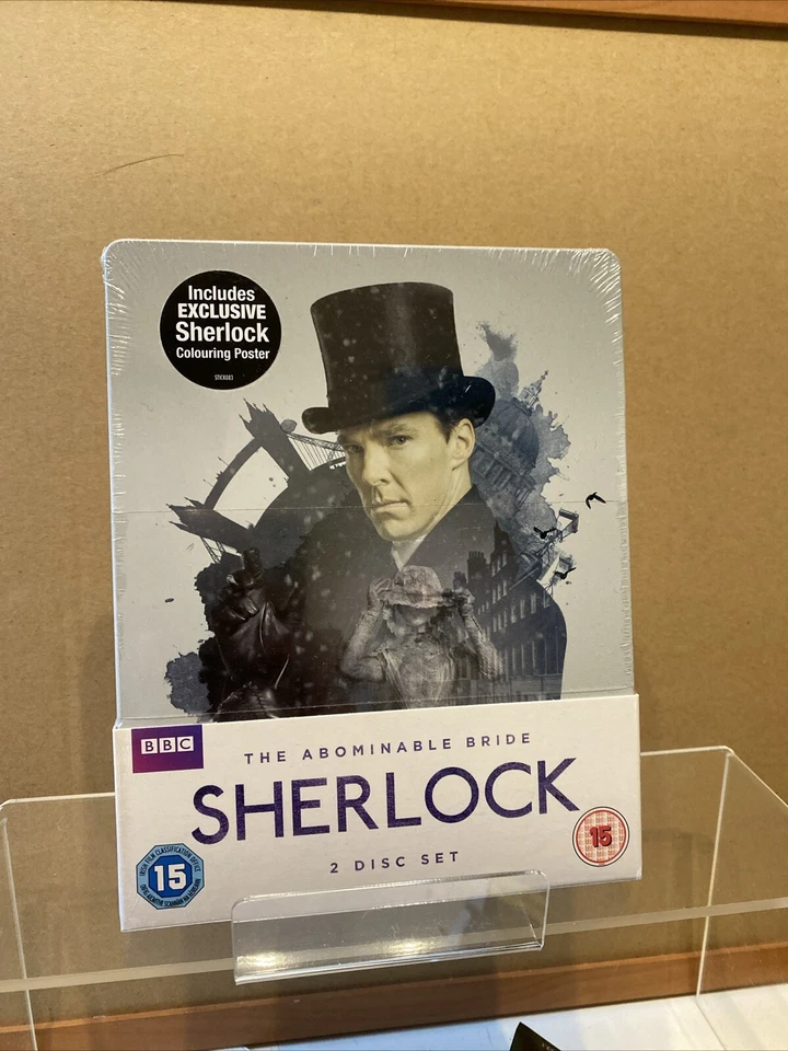 Sherlock The Abominable Bride HMV Blu Ray Steelbook Sealed Limited  UK - Image 3 of 4