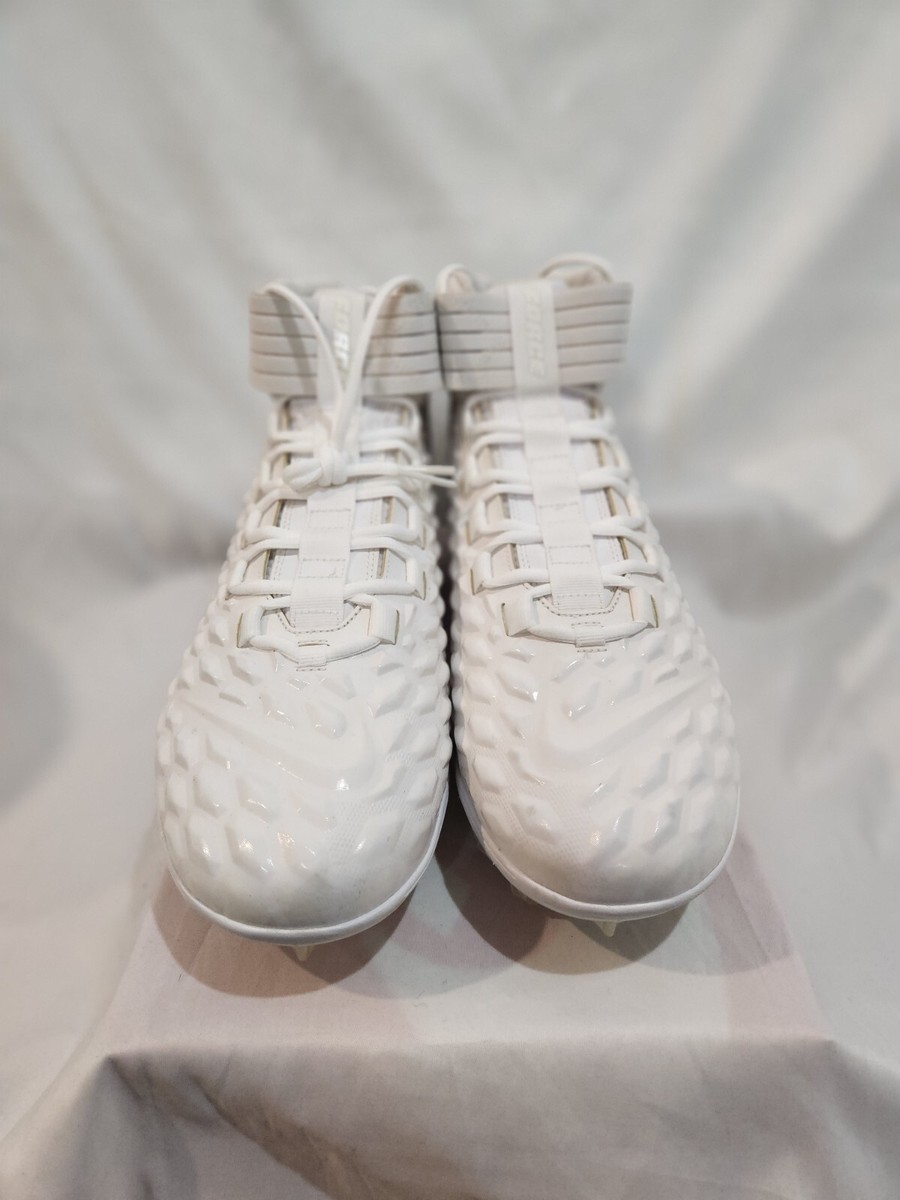 Jordan Nike Sample PE Force Savage Pro 2 White Cleats MEN display picture 1