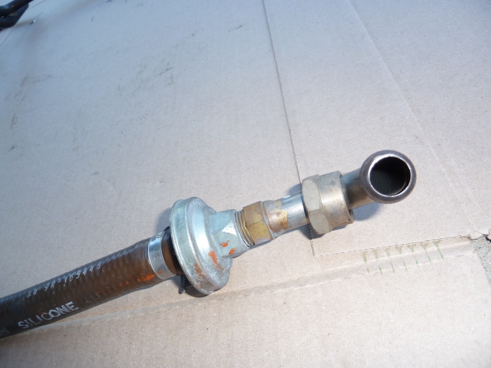 Ferrari 355 EGR OEM Engine Crankcase Secondary Air Valves w Hoses F355 F1 Valve