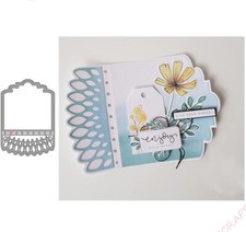 Lace Frame Metal Cutting Dies Scrapbooking Photo Album Embossing Stencils Crafts