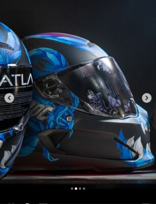 RARE - Ruroc Diablo Azul Limited Edition 3.0 + Shockwave | eBay