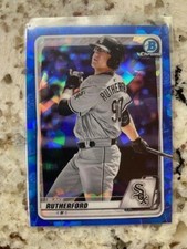 2020 TOPPS BOWMAN DRAFT SAPPHIRE EDITION CARD WHITE SOX BLAKE RUTHERFORD #BD-172