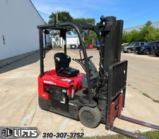 2020 RAYMOND 4460-C30 Sit Down 3 Wheel Electric Forklifts 188" 3 Stage LOW HOURS