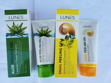 2  Pack Lunes Aloe & Snail Peeling Gel 6.08 fl oz each  Original FAST SHIPPING