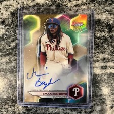 2023 Bowman's Best of Gold Refractor 49/50 Emaarion Boyd #B23-EBD Auto