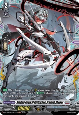 Binding Arrow of Restriction, Schmidt Shower DZ-BT07 FR Moon Fang Cerulean Blaze