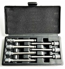 7pc Stark Tools 38 Dr. S2 Alloy Extra Long Ball Hex Allen Socket Set Sae 33803