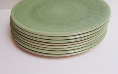 Melamine Threshold  Set of 8 10.5'' Dinner Plates & 7 Cake Salad Plates