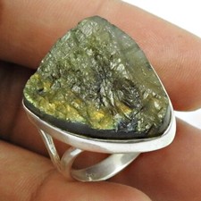 Labradorite Gemstone Solid Sterling Silver Wedding Bezel Statement New Ring US 9