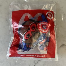 2024 McDonald  s Happy Meal Toy Brave New World Captain America In Flight 7