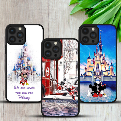 MICKEY AND MINNIE CASE FOR IPHONE SAMSUNG HUAWEI PIXEL CASTLE GIFT PHONE  COVER