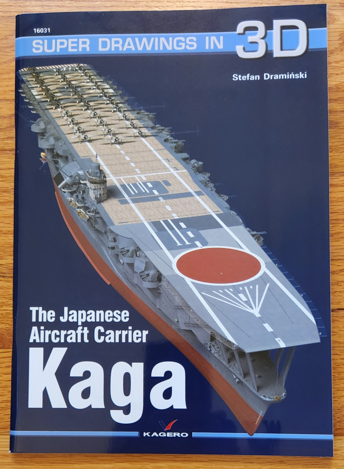 Japanese Aircraft Carrier Kaga Super Drawings in 3D Book Kagero Stefan Draminski