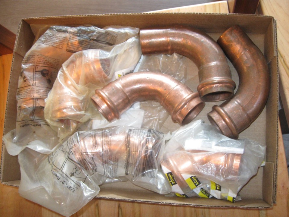 PRS Streamline Copper Press Fittings Lot eBay