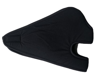 Adult Extra Warm Fleece Wrap Around Face Mask Reversible Black