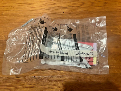 Qty 2 Genuine OEM Part# WB02K10254 GE Range Anti-tip Brackets - Hrt-Lnd