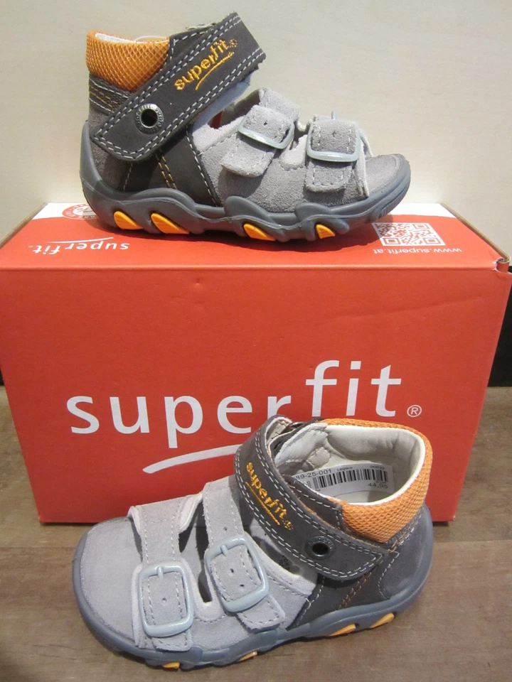 Sandalia Superfit LL Plantilla Cuero Gris ¡Nueva!!! Foto 2 de 4
