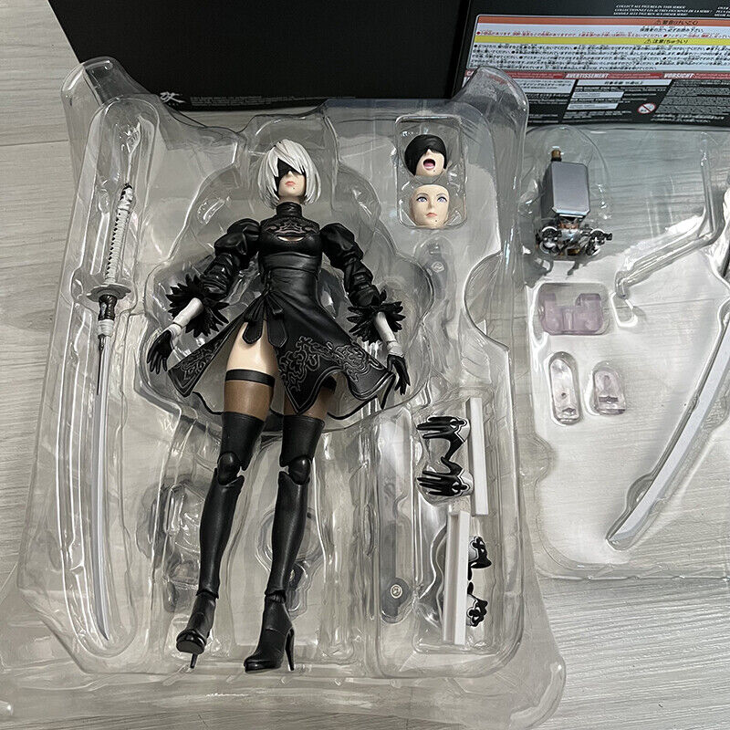 Square Enix NieR Automata Play Arts Kai 2B YoRHa No. 2 Type B Deluxe Ver.  Figure (black)