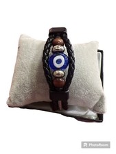 Bracelet Leather unisex Black Jewelry tree of life