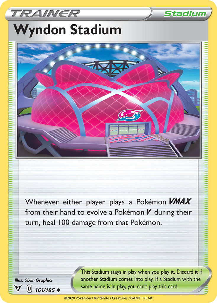 161/185 Wyndon Stadium - Vivid Voltage - Uncommon Pokemon TCG Card