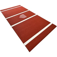 6 Ft x 12 Ft SyntheticTurf Baseball Softball Batting Practice Hitting Cage Mat 