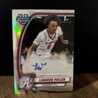 Labaron Philon 2024-25 Bowman U Chrome 1st Refractor Auto Alabama 76ers