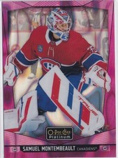 2024-25 24-25 O-Pee-Chee OPC Platinum Pink Magma #96 Samuel Montembeault