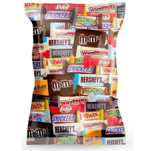 Bulk Assorted Variety Pack Fun Size Chocolate Candy Individually Wrapped 2LB Bag