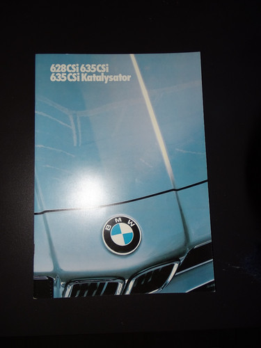 BMW Prospekt 628 CSi 635 CSi Katalysator v. 2/86