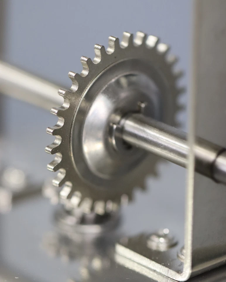 Batidora de mantequilla - Batidos de mango de madera engranaje de acero inoxidable mantequilla manual (51 oz) Foto 3 de 3