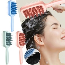 PP TPR Hair Scalp Massager Double Sided Comb for Healthy Hair Growth