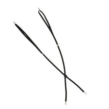 Wedding Party Adult Black Skinny Suspenders Elastic Clip On