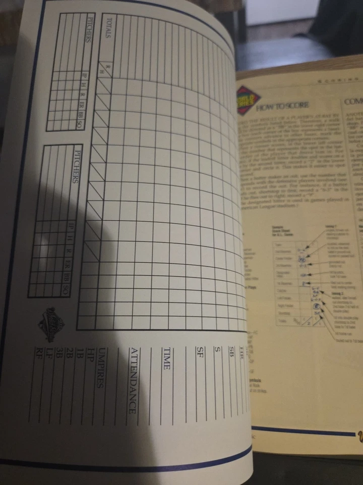 1992 World Series Fall Classic Official Souvenir Scorebook Blue Jays vs. Braves - Image 4 of 4