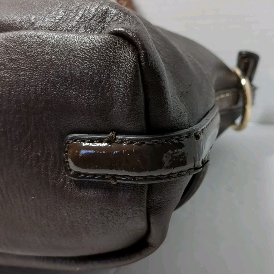 Guess Dizzy Brown Woven Handbag With Braided Hand… - image 11