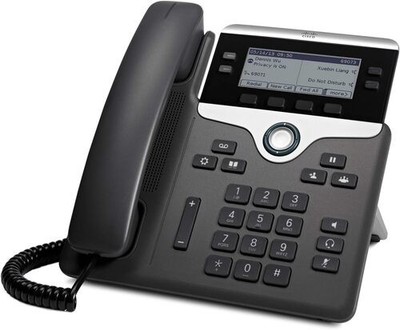 Voip Phone Cisco CP-7841-K9 Voip Phone - Black - 4-line Programmable