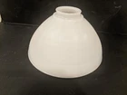 Vintage White Milk Glass 5.5"x10" Torchiere Lamp Shade 2 7/8" Fitter