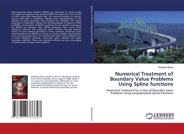 Numerical Treatment Of Boundary Value Problems Using Spline Functions Waheed Zah-image