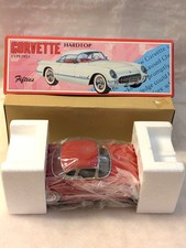 Fifties 1953 Corvette Hardtop Tin Friction Toy Model REDBA0706