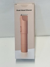 Dual Head Shaver Rechargeable Waterproof Wet Dry Use Woman s Trimmer Brand New