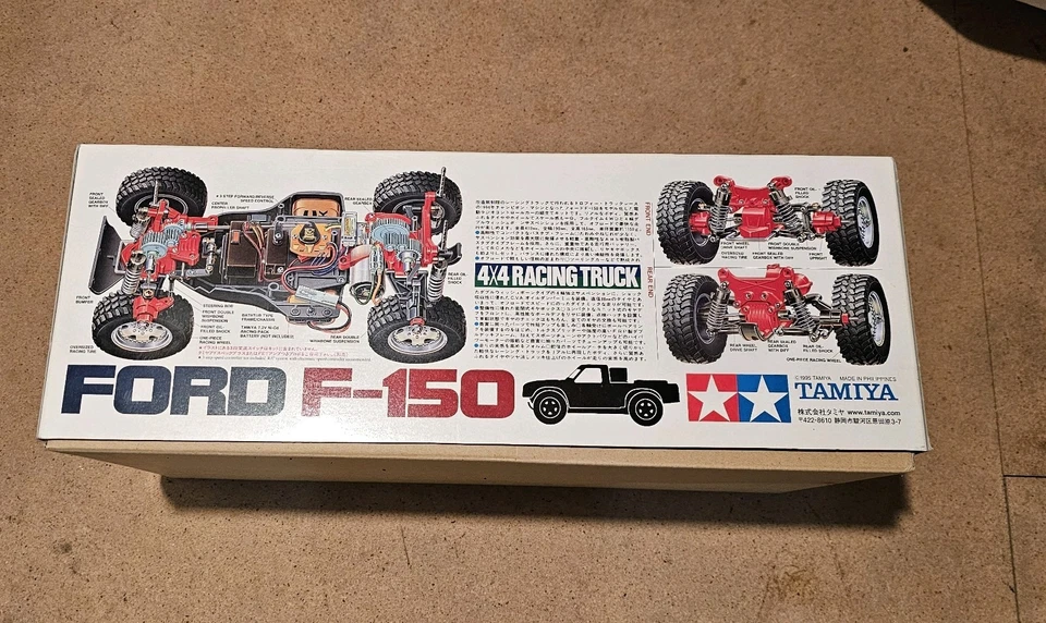 Tamiya Ford F 150, 58161, NIB 1995 Vintage Neu. - Bild 4 von 4