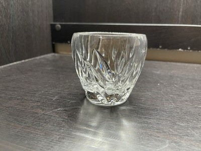 3'' Star Blossom Full Lead Crystal Open Sugar Bowl By Gorham