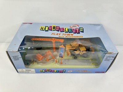 Vintage 1995 New-Ray Miniselects Play Town With Accessories Construction 46703