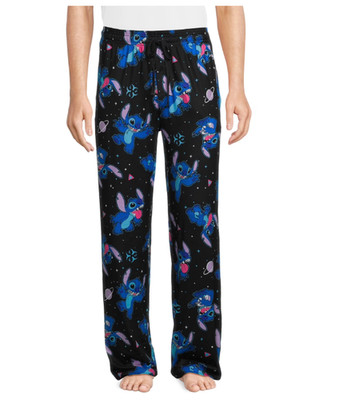Stitch In Space Adult Men's Apparel, All Over Print Graphic Sleep Pant