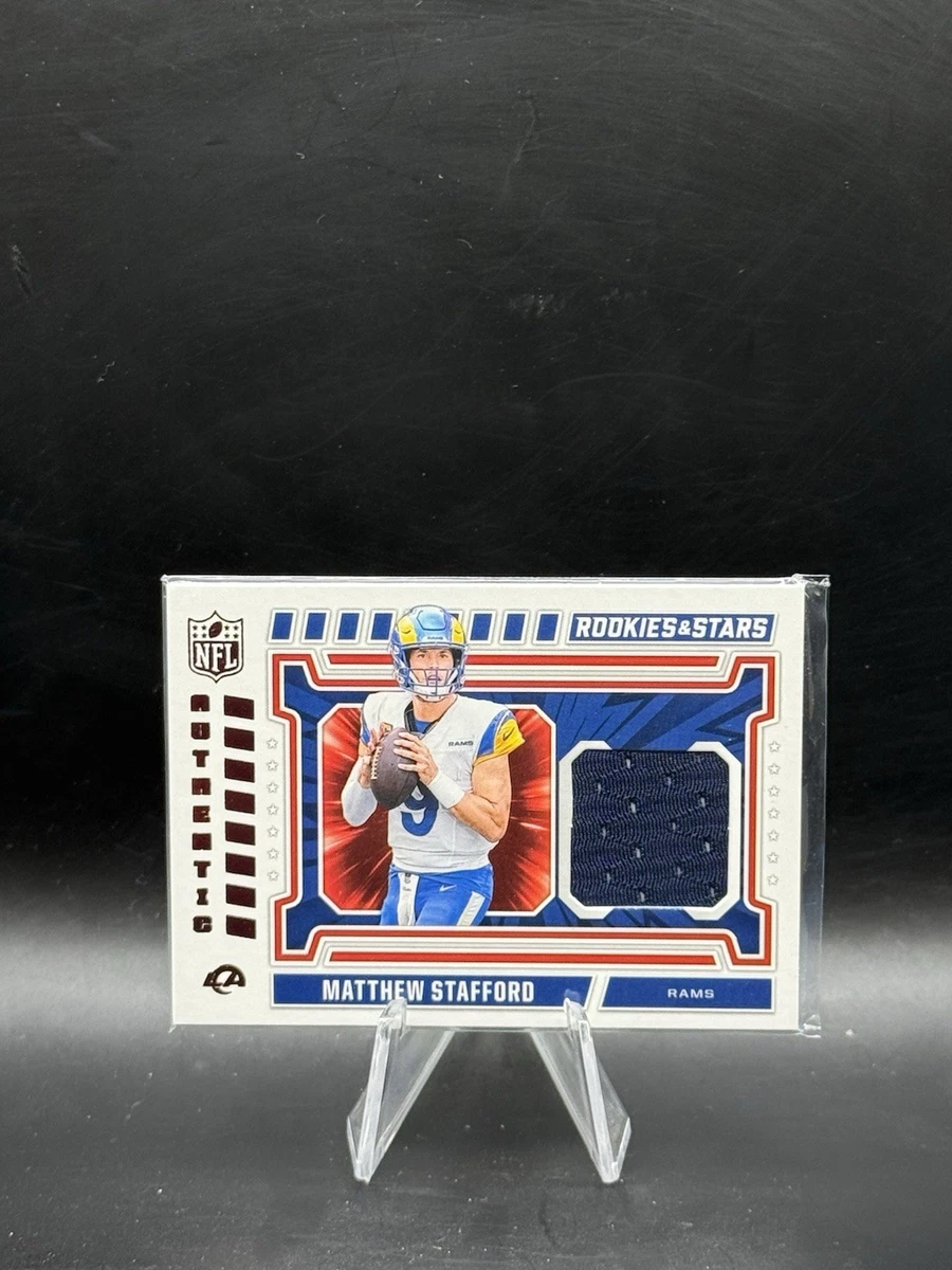 Panini Matthew Stafford Memorabilia Football Sports Trading Cards