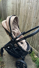 iCandy Reversible Single Pushchair with Carrycot & Accessories Beige/Black