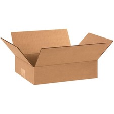 AVIDITI Shipping Boxes Flat 12L x 9W x 3H, 25-Pack  Corrugated Cardboard Box fo