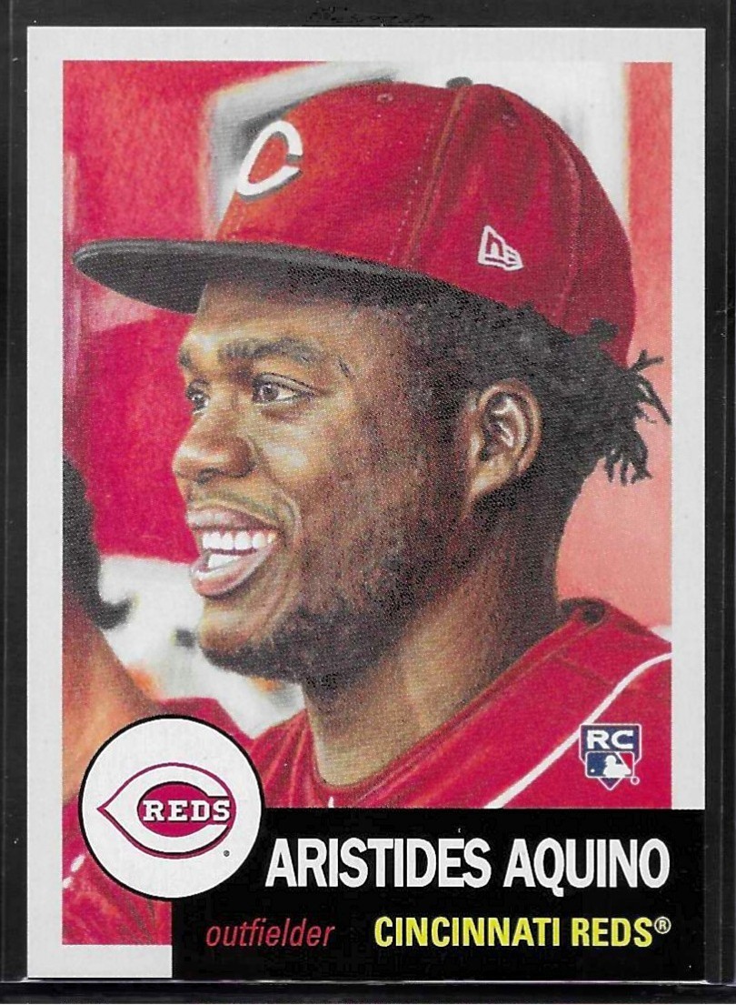 2020 TOPPS LIVING SET # 283 ARISTIDES AQUINO Rookie Cincinnati Reds 3,817 Print