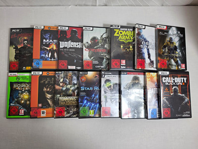 PC Spielepaket Limited Edition Uncut BioShock 2 Mass Effect Wolfenstein Crysis