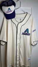 Arizona Diamondbacks Dynasty Cooperstown Collection Jersey Adult XL /New Era Cap