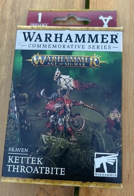 Neu im Karton Skaven Clawlord Kettek Throatbite Warhammer Event exklusive Gedenk-GW