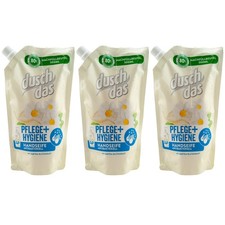 Ducha el Jabón de Manos CUIDADO + HIGIENE 3 x 500ml Bolsa de Recarga Antibacteriano